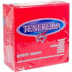 Χαρτοπετσετές Πολυτελειας (κόκκινες) - Tenerella - 40τμχ