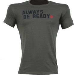T-SHIRT ALWAYS Χακί Με Μαύρο Logo 21017 (H&S)