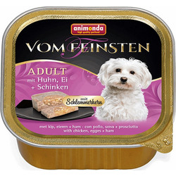 Animonda Vom Feinsten Gourmet Core Adult Chicken Egg & Ham 150gr