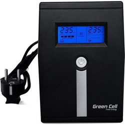 Green Cell Micropower UPS01 UPS Line Interactive 600VA 360W με 2 Πρίζες