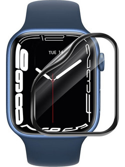 Tempered Glass Hoco A30 0.15mm 9H 3D Hot bending 41mm για iWatch Series7 Μαύρο - Hoco