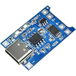 TP4056 Lithium Battery Charging Module Type-C 5V 1A Με Προστασία