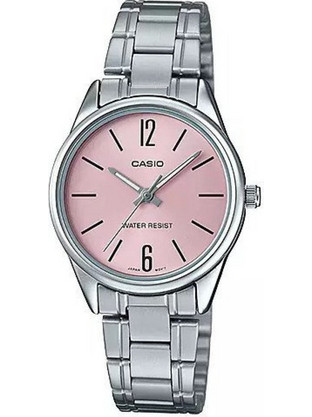 Casio Γυναικείο Ρολόι με Ασημί Μεταλλικό Μπρασελέ LTP-V005D-4B