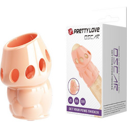 Pretty Love Oscar Thicker Κάλυμμα Επιμήκυνσης Πέους Flesh