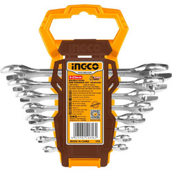 INGCO Γερμανικά κλειδιά Σετ 8 τεμ. 6-22 mm HKSPA2088