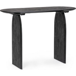 Bizzotto Monterrey Τραπέζι κονσόλας μαύρο 110x45x76cm