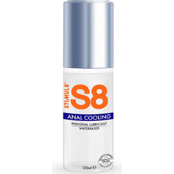 Stimul8 S8 Wb Anal Cooling Lube Λιπαντικό Gel Νερού Πρωκτού 125ml