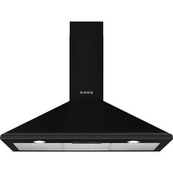 Smeg Victoria KSED95NEE Απορροφητήρας Καμινάδα-Τζάκι 90cm Μαύρος