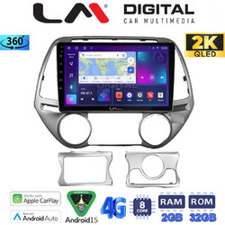 LM Digital ZB8839 Ηχοσύστημα Αυτοκινήτου με Οθόνη Αφής 2DIN GPS