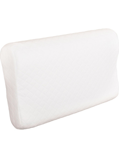 Μαξιλάρι ύπνου Bezel memory foam-ύφασμα λευκό 55x32εκ