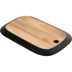 Ξύλινο πλατό σερβιρίσματος Ακακία 30 5x19 5xΥ2cm με περίγραμμα μαυροπίνακα TableCraft c504105