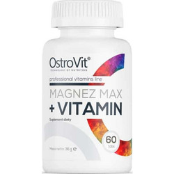 OstroVit Magnez Max & Vitamin 60 Ταμπλέτες