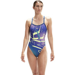 Speedo Placement Digital Αθλητικό Γυναικείο Μαγιό Ολόσωμο Πολύχρωμο 003174-15203