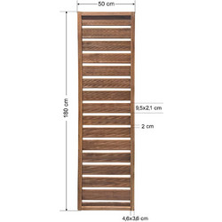 Ξύλινο διαχωριστικό καφασωτό 50x180cm Tesias Group