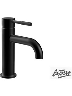 Μπαταρία Νιπτήρος NEW TECH Black Matt 12007-400 LA TORRE