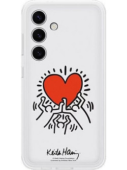 Samsung Back Cover Πλαστικό Σετ με Τζαμάκι Λευκό (Galaxy S24)