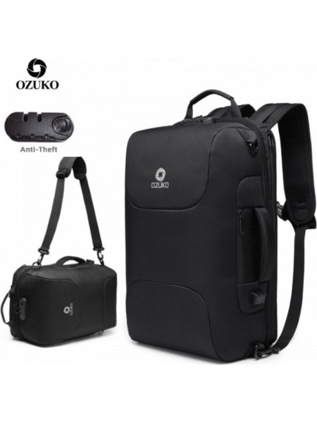 Ozuko 9225 Αδιάβροχο Σακίδιο Πλάτης 24lt Μαύρο