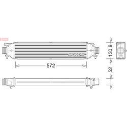 Denso Ψυγείο Αέρα Υπερπλήρωσης - DIT09122