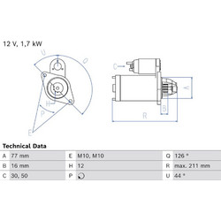 Bosch Μίζα - 0 986 026 290