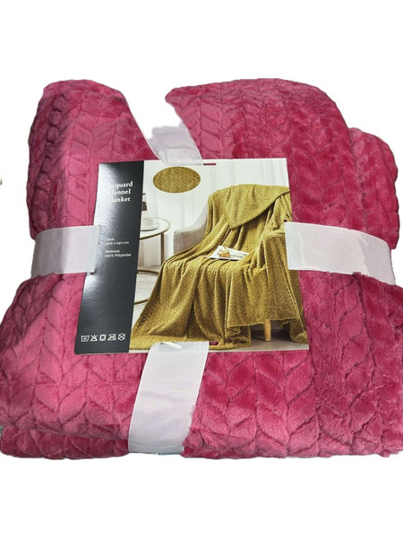 Κουβέρτα 220x240 Υπέρδιπλη 320gsm Fleece Palatex Tango- Fucshia