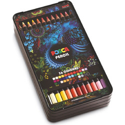 Uni-Ball Posca Ξυλομπογιές Σετ 36τμχ