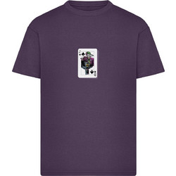 Batman the Joker Card Loose Tee purplenight