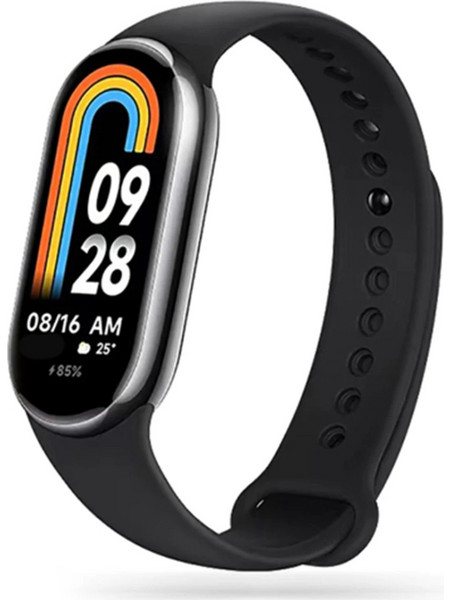 Tech-Protect IconBand Λουράκι Σιλικόνης Black (Xiaomi Smart Band 8 / 8 NFC / 9 / 9 NFC)