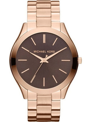 Michael Kors Runway Γυναικείο Ρολόι με Ροζ Χρυσό Μεταλλικό Μπρασελέ MK3181
