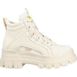 Buffalo Γυναικεία Sneakers Flatforms Μποτάκια Λευκά 1622136