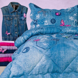 Borea Παιδικό Πάπλωμα Μονό Microfiber 160x240 Glam Princess Π-19