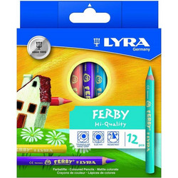 Lyra Ferby Ξυλομπογιές Σετ 12τμχ