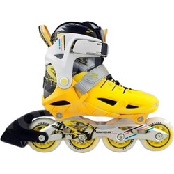 Powerslide PHU 1 Inline Αυξομειούμενα Rollers Ενηλίκων Μαύρα Κίτρινα 19.940183