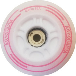 ΑΘΛΟΠΑΙΔΙΑ Men Ροδάκια Φωτιζόμενα 80mm 4 Τμχ - RED - 02.10410/80/RD