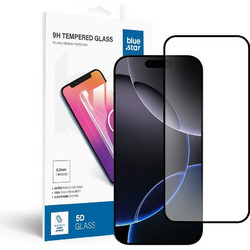 Blue Star 5D Full Glue Tempered Glass Black (iPhone 16 Pro Max / 17 Pro Max / 18 Pro Max)