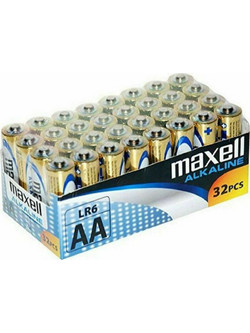 Maxell Alkaline AA 32τμχ
