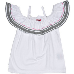 Funky Παιδικό T-Shirt Αμάνικο Λευκό 118-516102-1