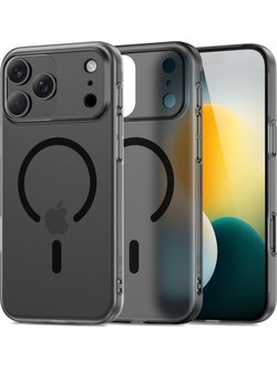 TECH-PROTECT MAGSLIM CASE IPHONE 17 PRO MAX matte black backcover