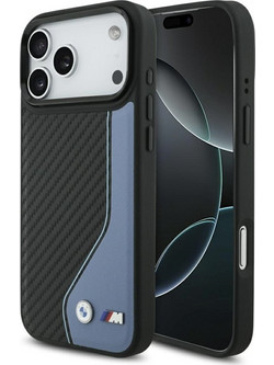 BMW Case M Carbon Logo MagSafe for iPhone 17 Pro Max blue - (BMHMP17X25PCCSCBK)