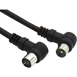 Καλώδιο Κεραίας Coax Male to Coax Female 3m Black 02.006.0090