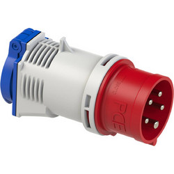 ADAPTOR ΒΙΟΜΗΧΑΝΙΚΟ ΑΡΣΕΝΙΚΟ 5P 16Α ΣΕ ΠΡΙΖΑ ΣΟΥΚΟ 16A IP44 9433020 PCE (ΣΕΤ ΜΕ 2)