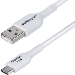 StarTech Καλώδιο USB-A to USB-C 2m Λευκό