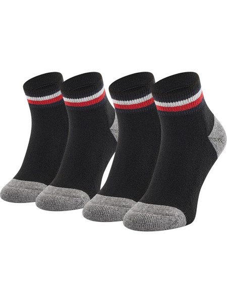 TOMMY HILFIGER 2-PACK ΚΑΛΤΣΕΣ ΠΑΙΔΙΚΕΣ ΑΓΟΡΙ 100001501-200 (200/BLACK)