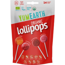 YumEarth Γλειφιτζούρια Organic Red Fruits με Γεύση Φρούτων 14τμχ