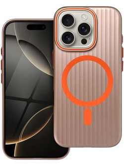 Θήκη κινητού Forcell Simply Compatible with MagSafe for iPhone 17 Titanium Desert