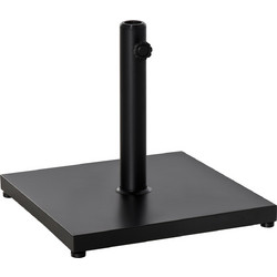 Outsunny Τετράγωνη Ομπρέλα Βάσης Βάσης 18kg για Φ3/3,5/3,8 Πολωνούς, 45x45x39cm, Μαύρο 84D-077