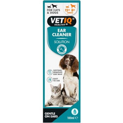 VetIQ Ear Cleaner 100ml Διάλυμα για Καθαρισμό Αυτιών