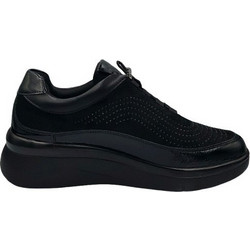 Parex Γυναικεία Sneakers Flatforms Μαύρα 10732022