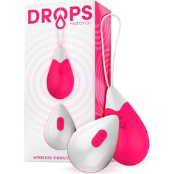 IntoYou Drops Vibrating Egg Δονητής Egg για Ζευγάρια με Τηλεχειριστήριο Ροζ