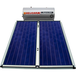 Helioakmi Megasun 200E Ηλιακός Θερμοσίφωνας 200lt 4.2m² Glass Τριπλής Ενέργειας Για Αντλία Θερμότητας