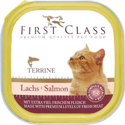 First Class Premium Adult Terrine with Salmon 100gr